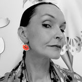 Visionary and Kiss Of Life® - Printed Earrings, NOTE! The price is for one earring. Select your preferred colour and style to create your pair.