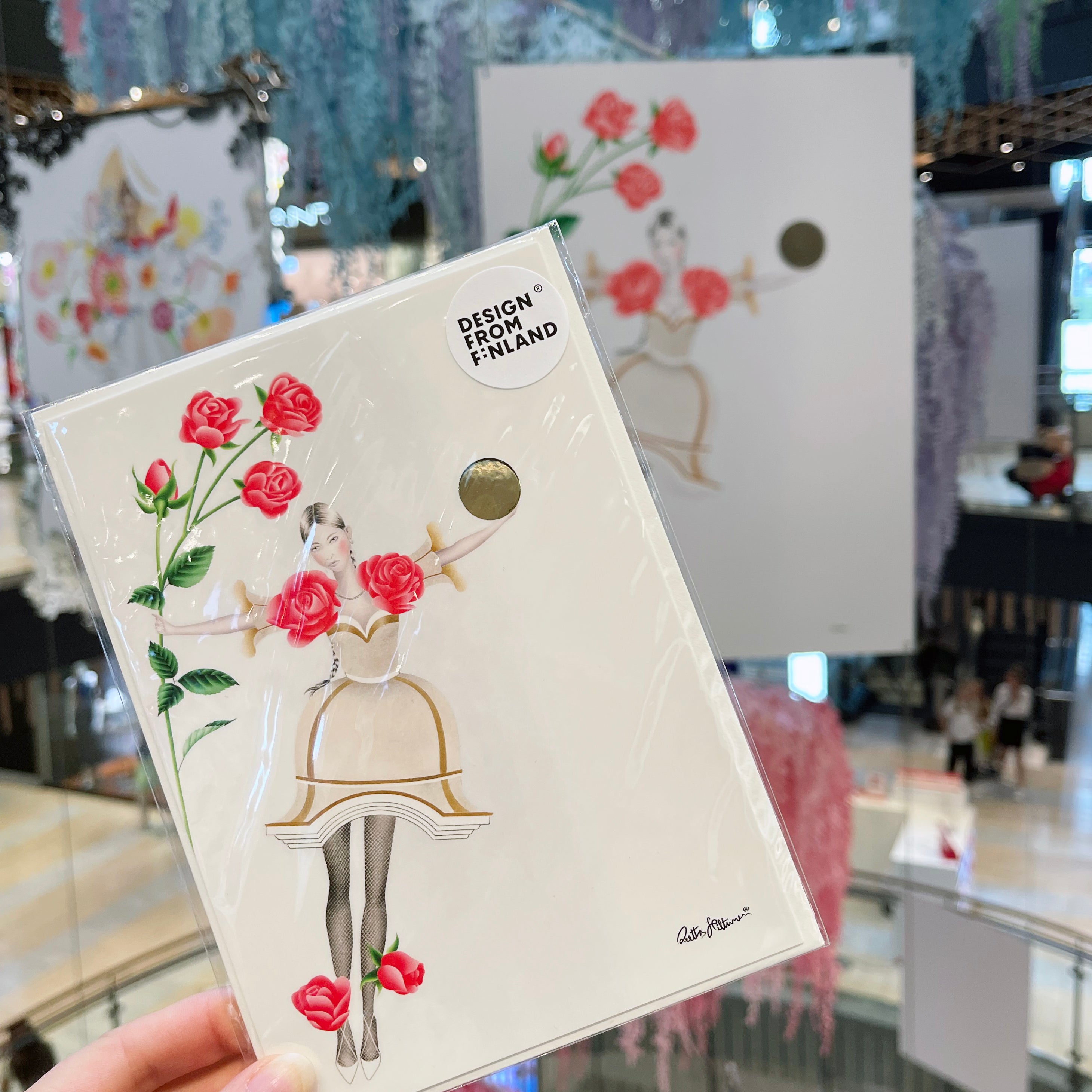 The First Hour- art postcard - shop.reettahiltunen.com
