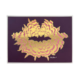 Air-Kiss art postcard (blum-foil) - shop.reettahiltunen.com