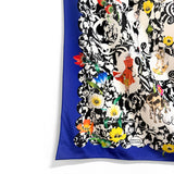 The Spiral of Ethics (Silhouettes) Silk Scarf