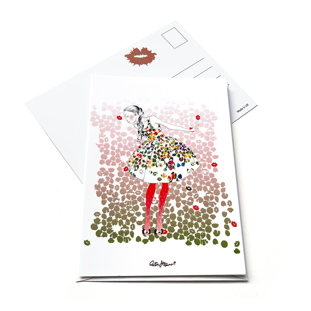 Kiss of Life - art postcard - shop.reettahiltunen.com