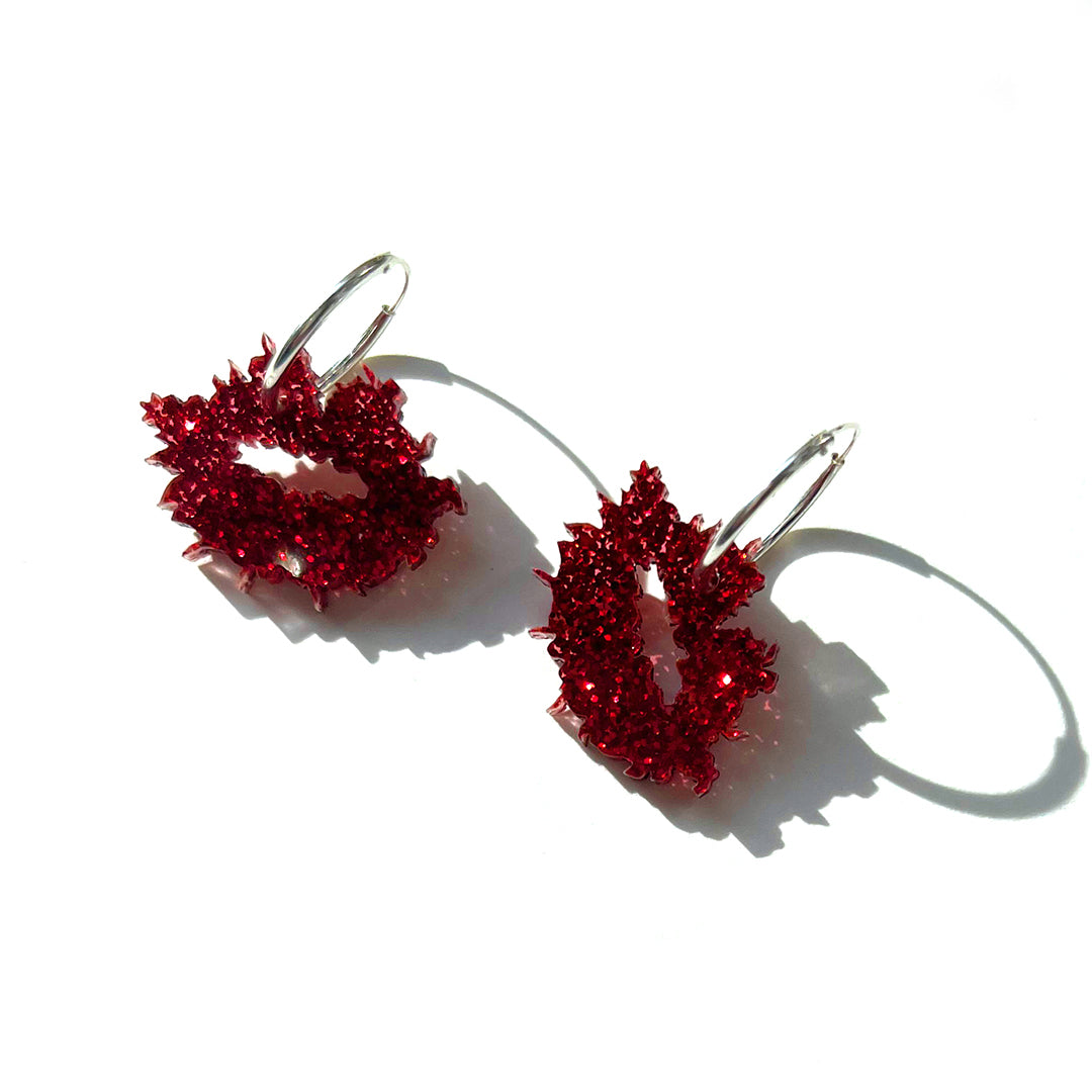 Kiss Of Life - Hoop Earrings - shop.reettahiltunen.com
