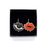 L SIZE - Visionary, and Kiss Of Life® - Printed Earrings