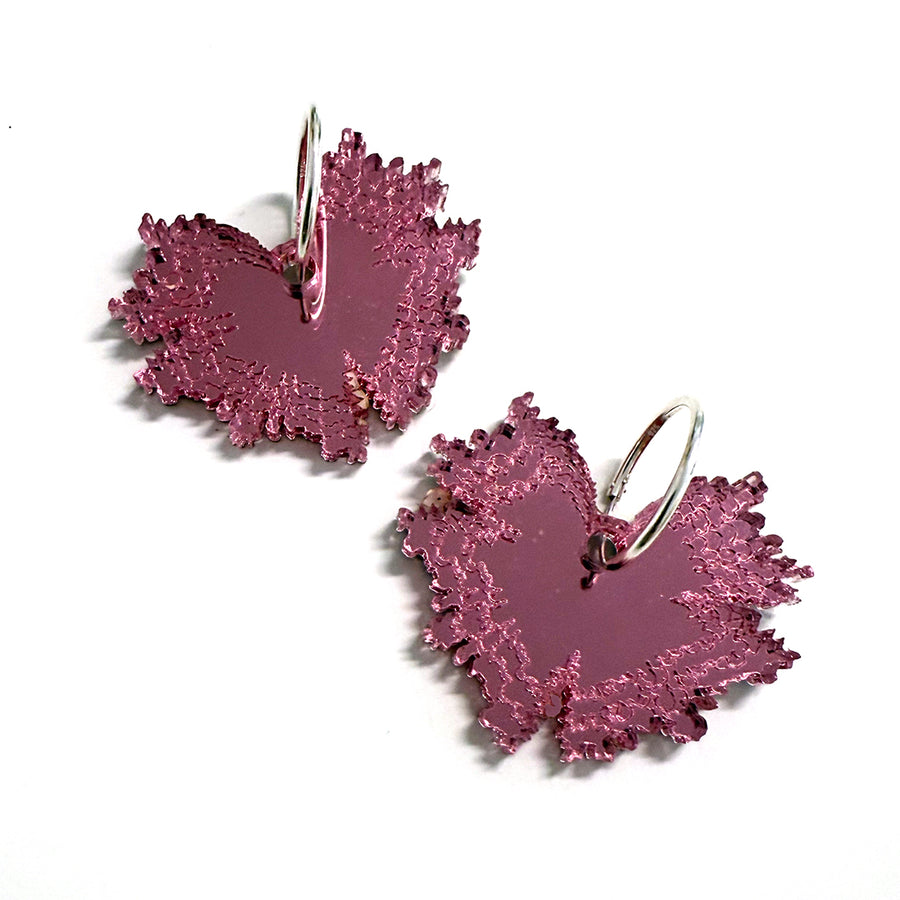 Butterfly Kiss - Hoops (engraved acrylic)
