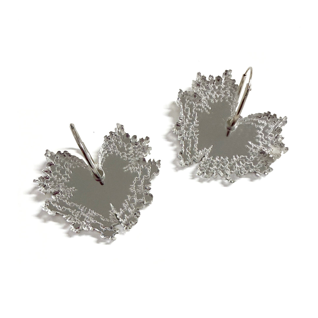 Butterfly Kiss - Hoop Earrings (engraved acrylic)