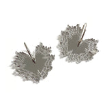 Butterfly Kiss - Hoop Earrings (engraved acrylic)