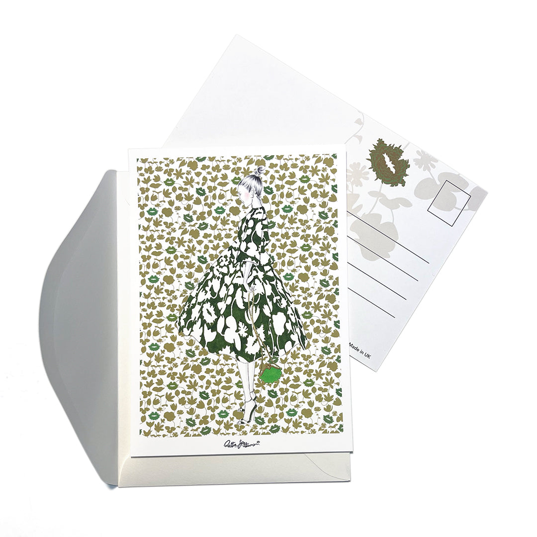 Field of Kisses - art postcard - shop.reettahiltunen.com