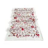 Garden Kiss (Beige/Rose Pink) – Cotton Table Runner