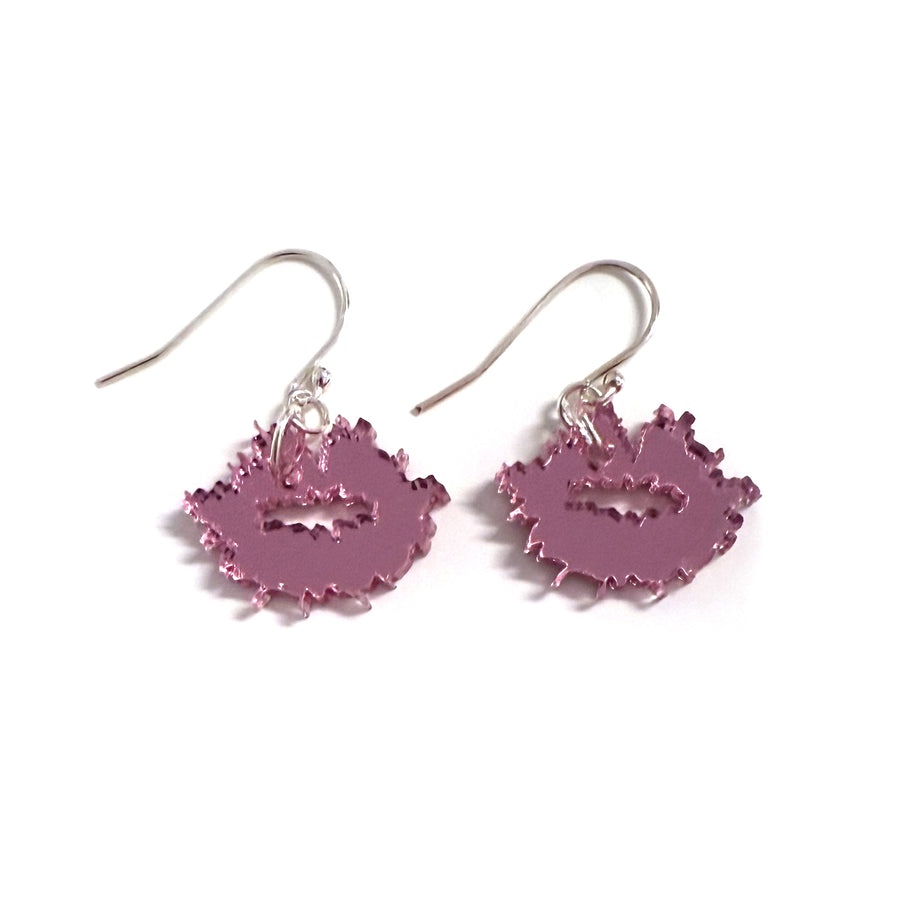 Kiss Of Life - Fish Hook Earrings (mirror acrylic)