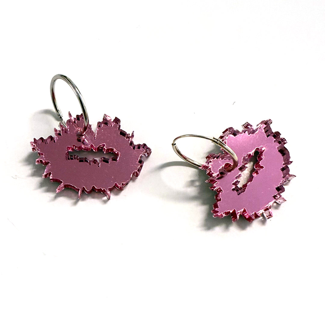 Kiss Of Life - Hoop Earrings - shop.reettahiltunen.com