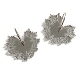 Butterfly Kiss - Hoop Earrings (engraved acrylic)