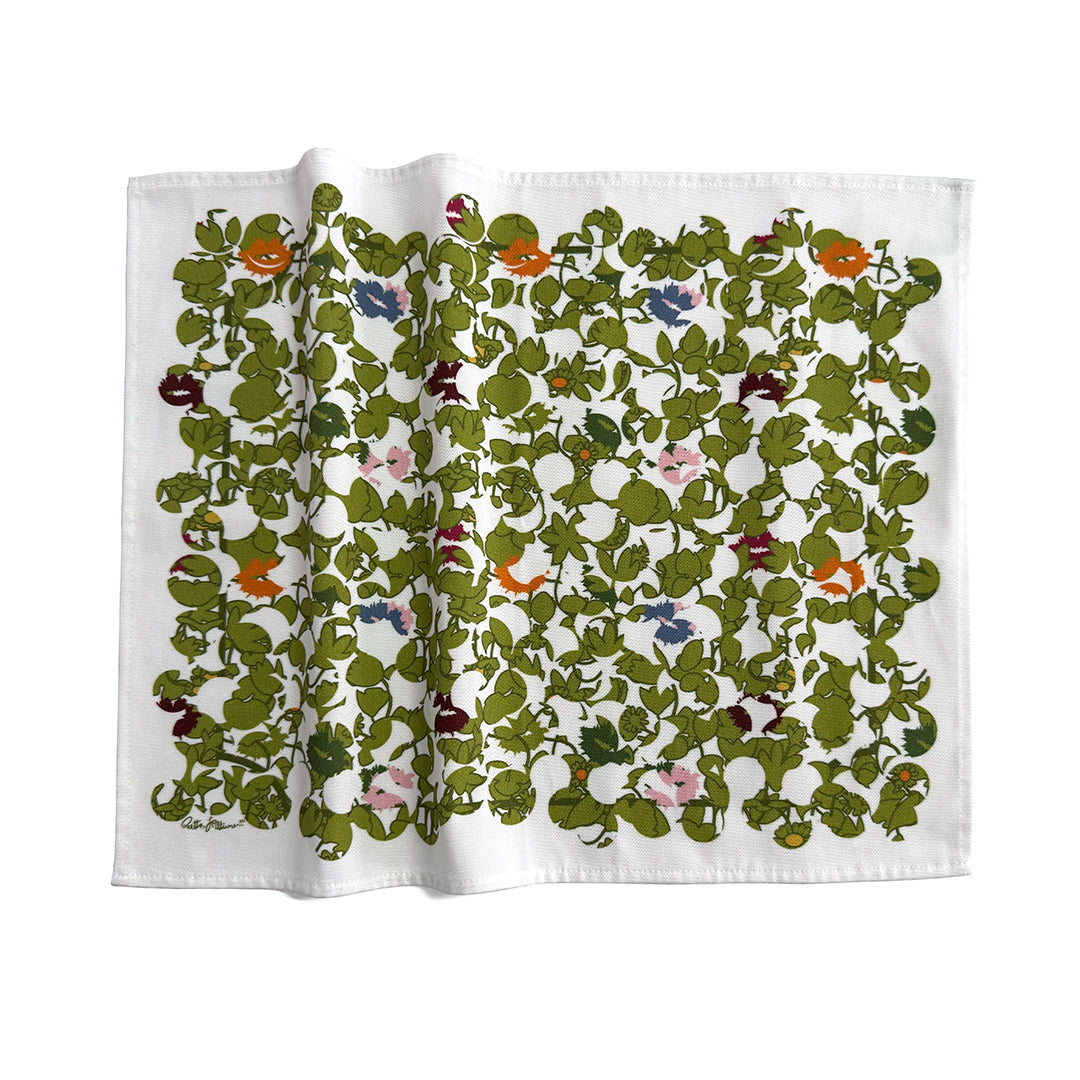 Garden Lips (green) - Placemat - shop.reettahiltunen.com