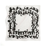 Stripy Kisses &amp; Bubbles (BW) - Napkin