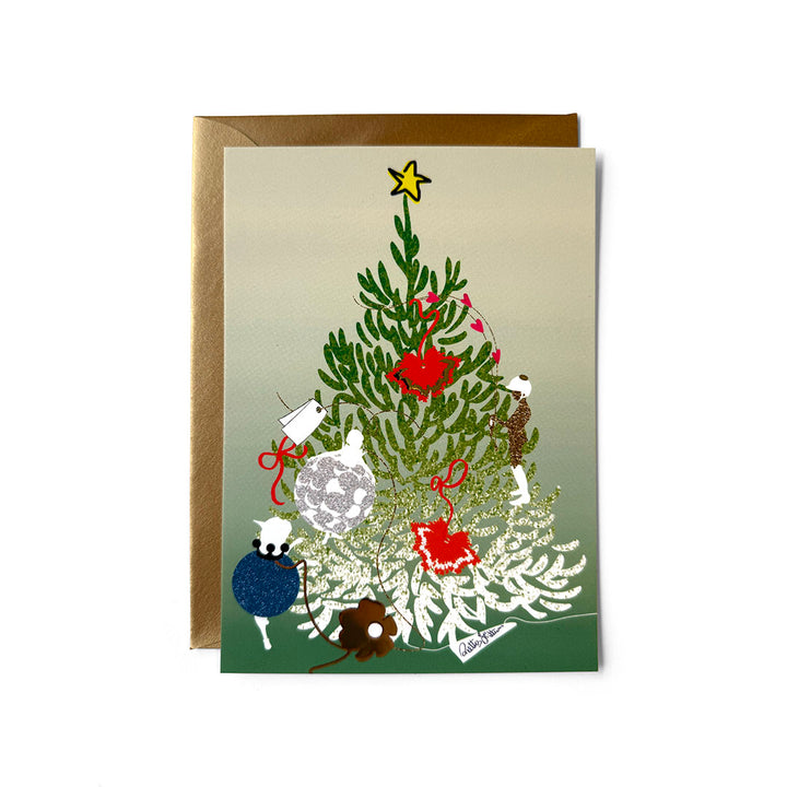 The Right Pine of The Year - art postcard - shop.reettahiltunen.com