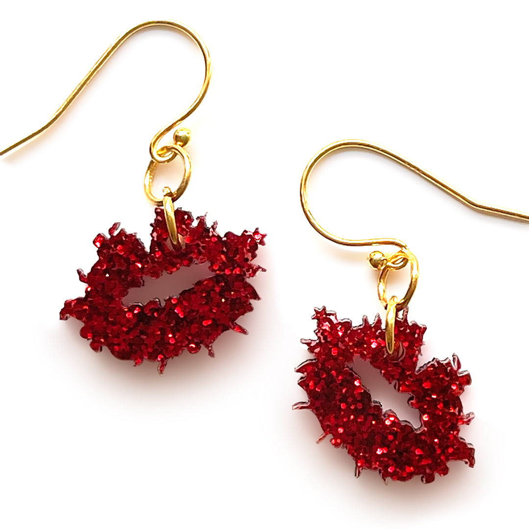 Kiss Of Life - Drop  Earrings - shop.reettahiltunen.com