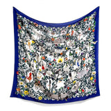 The Spiral of Ethics (Silhouettes) Silk Scarf