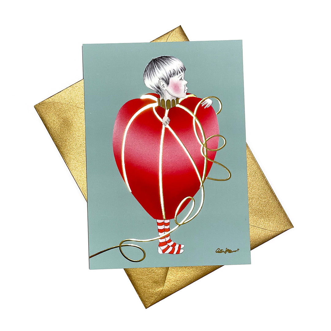 Twinkle Toes - art postcard - shop.reettahiltunen.com