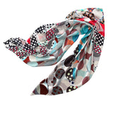 Rhythmic Dots - Taivaantähystäjä lilja - Large Silk Scarf - shop.reettahiltunen.com