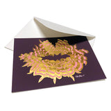 Art Postcard - Air-Kiss (blum-foil) - shop.reettahiltunen.com