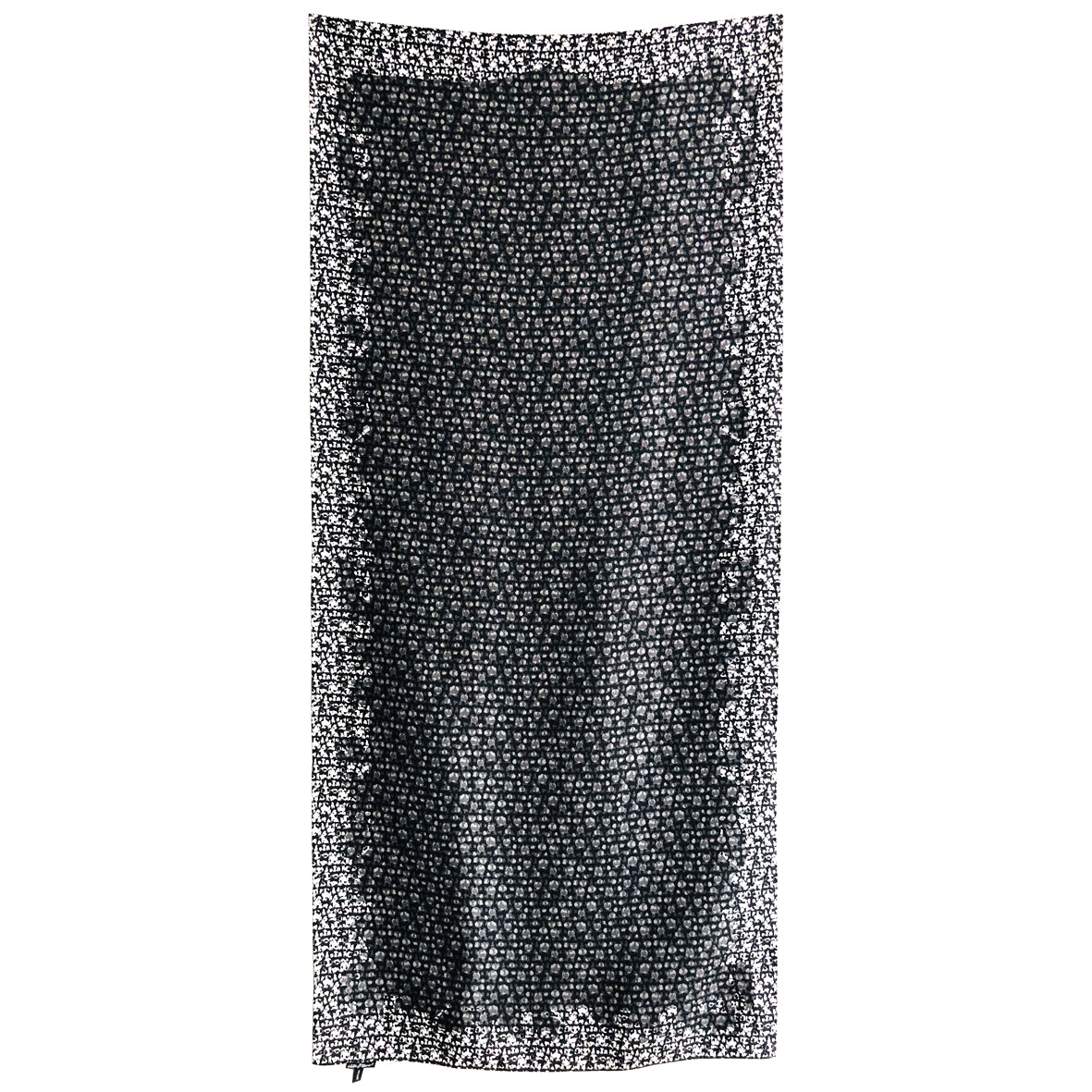 Champions (black) art silk scarf by Reetta Hiltunen