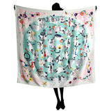 The Spiral Of Ethics silk scarves - various colours - shop.reettahiltunen.com