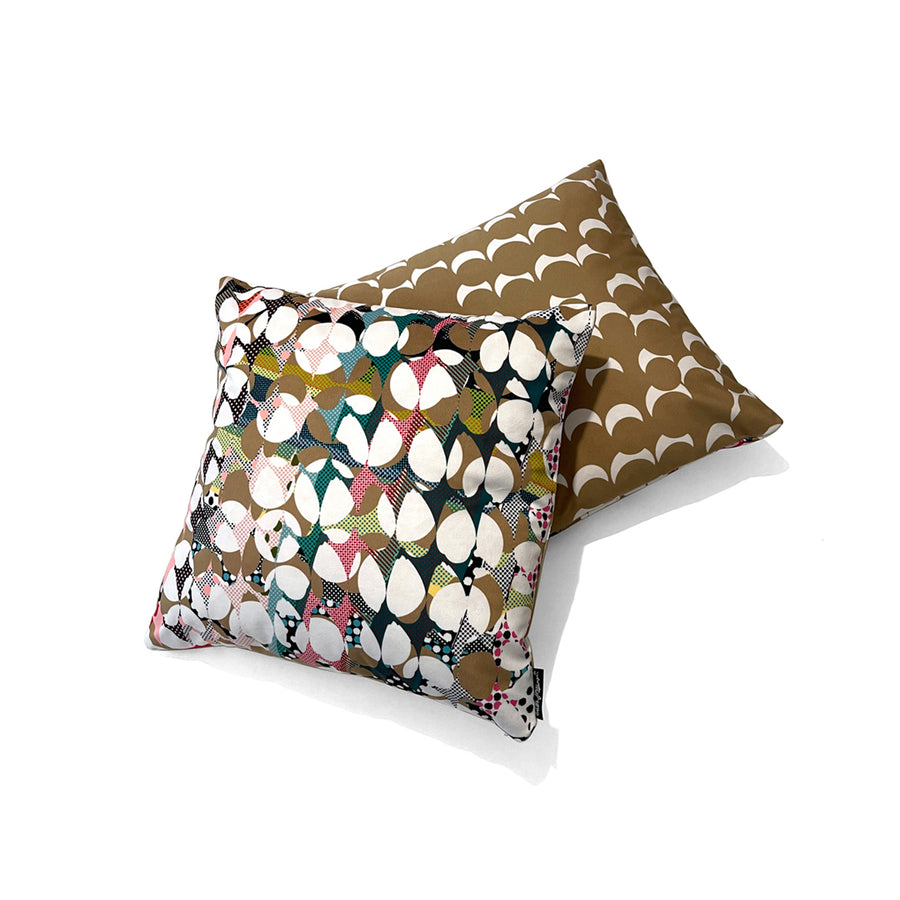 Floral Dots - Legato (ochra/white) - Cushion Cover - shop.reettahiltunen.com