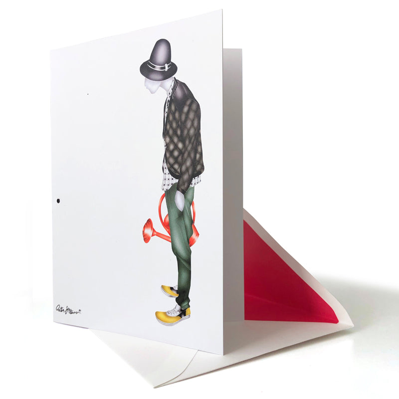 Green Fingers art greeting cards by Reetta Hiltunen 