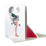 Beauty art greeting card by Reetta Hiltunen
