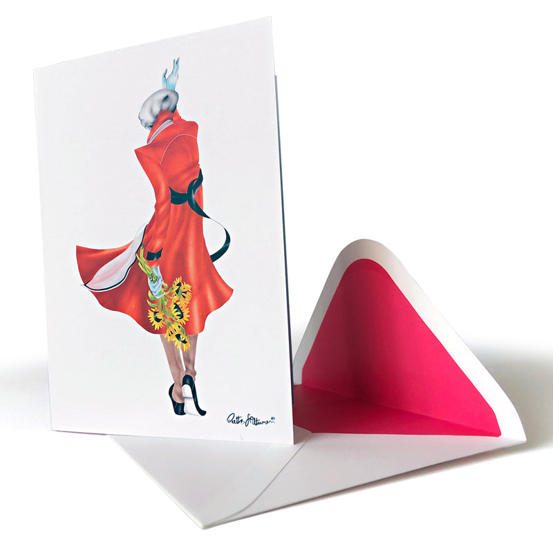Kindhearted art greeting card by Reetta Hiltunen