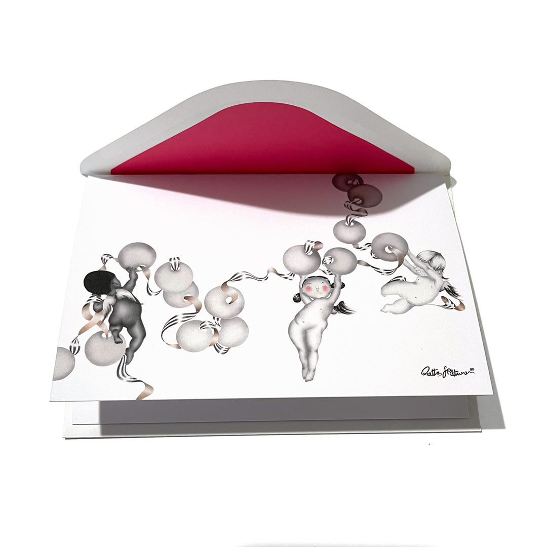 Art Greeting Card - For The Heavens Estate (charity) - shop.reettahiltunen.com