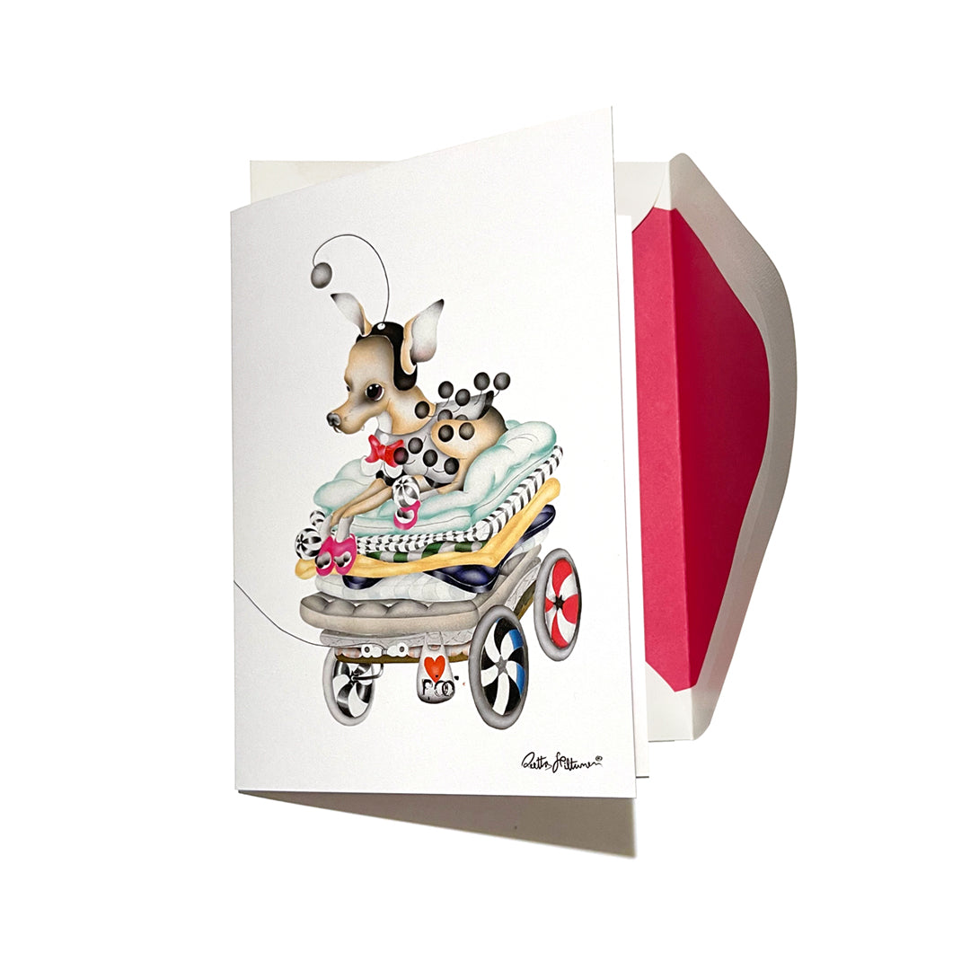 A True Princess art greeting card by Reetta Hiltunen