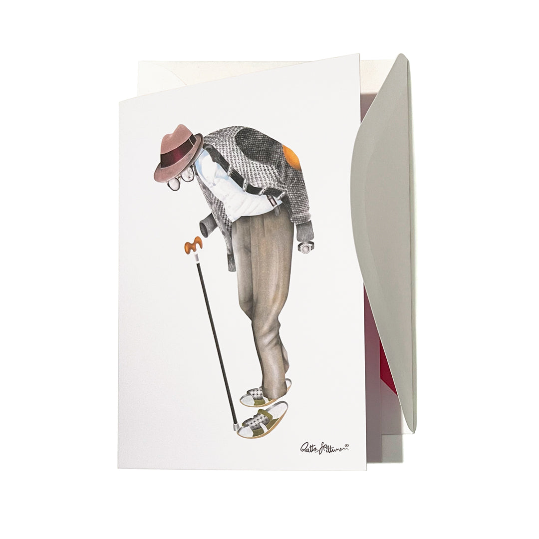 Invisible #1 art greeting card by Reetta Hiltunen.