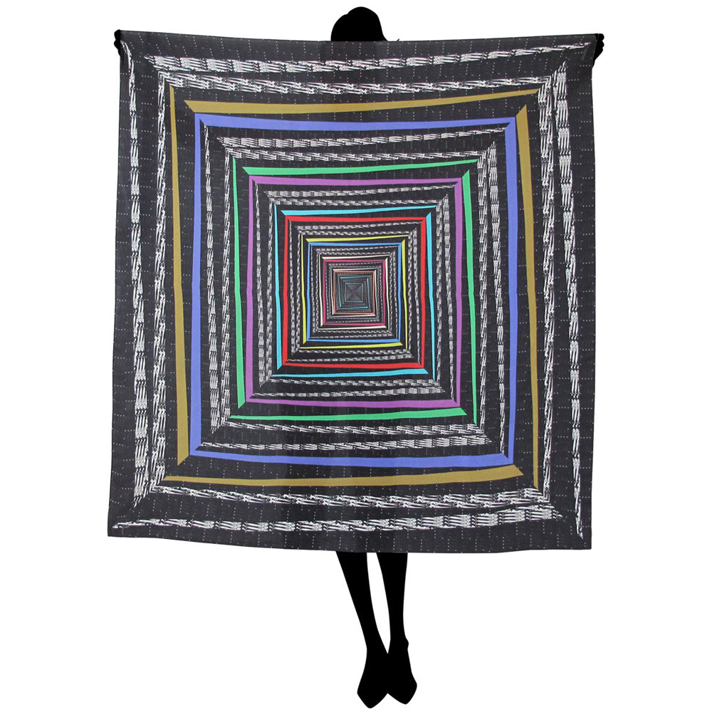 Can Can - Silk Scarf - shop.reettahiltunen.com