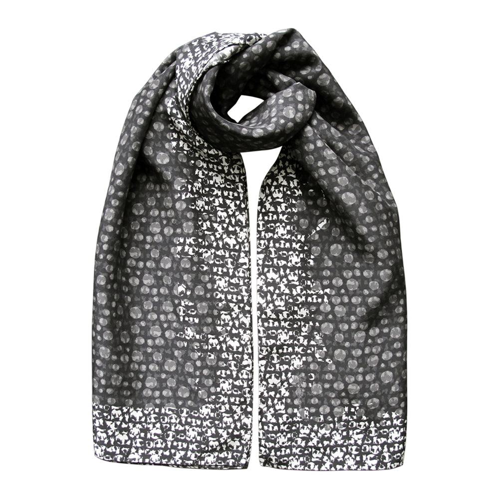 Champions (black) - Silk Scarf - shop.reettahiltunen.com