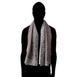 Champions (brown) art silk scarf by Reetta Hiltunen