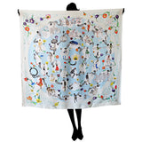 The Spiral Of Ethics silk scarves - various colours - shop.reettahiltunen.com