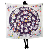 The Spiral Of Ethics silk scarves - various colours - shop.reettahiltunen.com