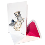 Art Greeting Card - Fashion Victim - shop.reettahiltunen.com