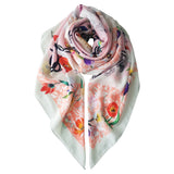 The Spiral Of Ethics (pink) - Silk Scarf - shop.reettahiltunen.com