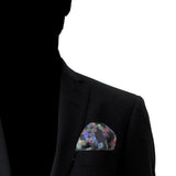 Labyrinth (orange border) - Pocket Square - shop.reettahiltunen.com